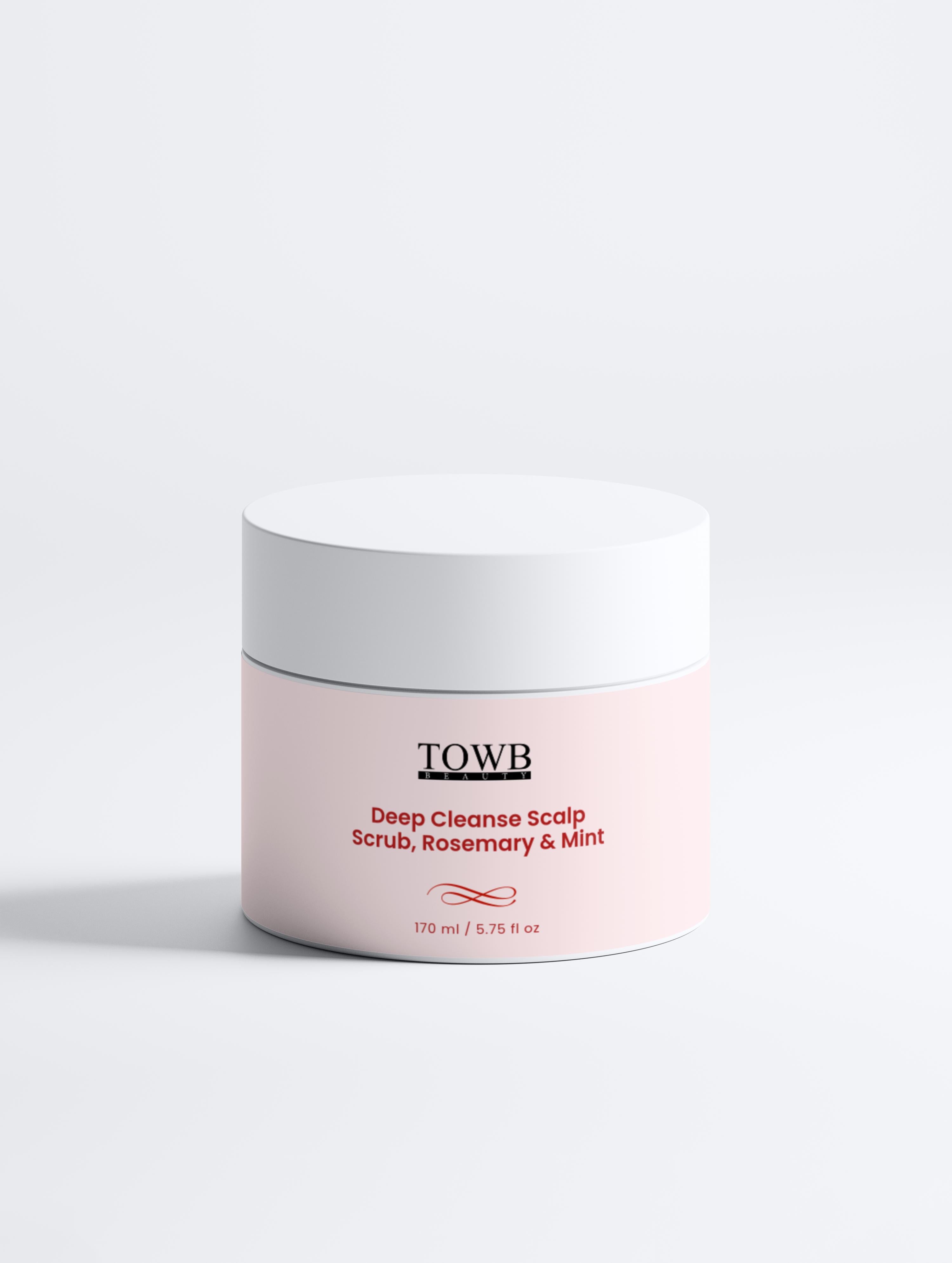 Deep Cleanse Scalp Scrub, Rosemary & Mint - TOWB BEAUTY