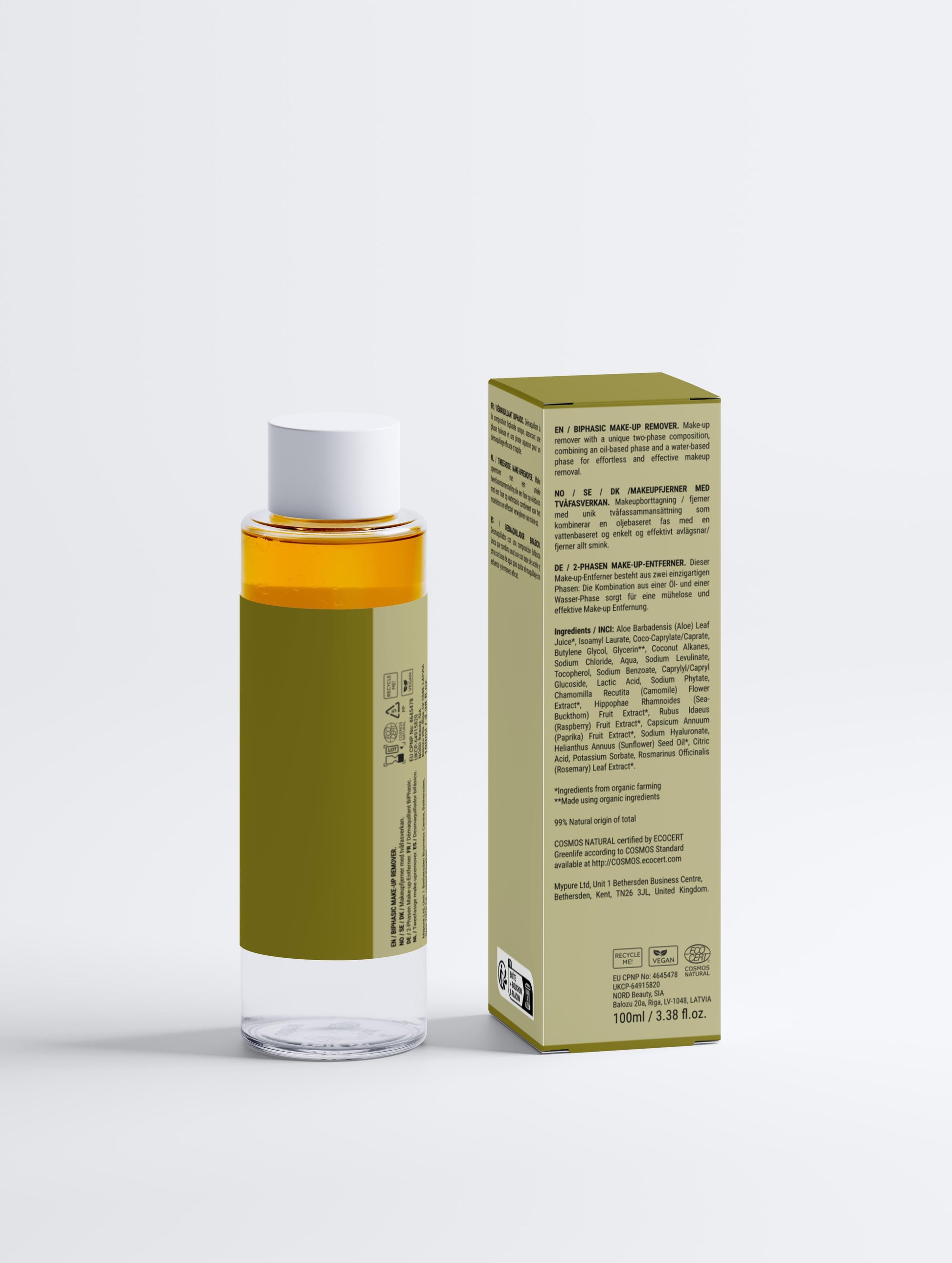 BiPhasic Make-up Remover, Fragrance Free - TOWB BEAUTY